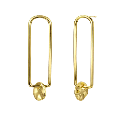 Oblong Gold Earrings Des (1)